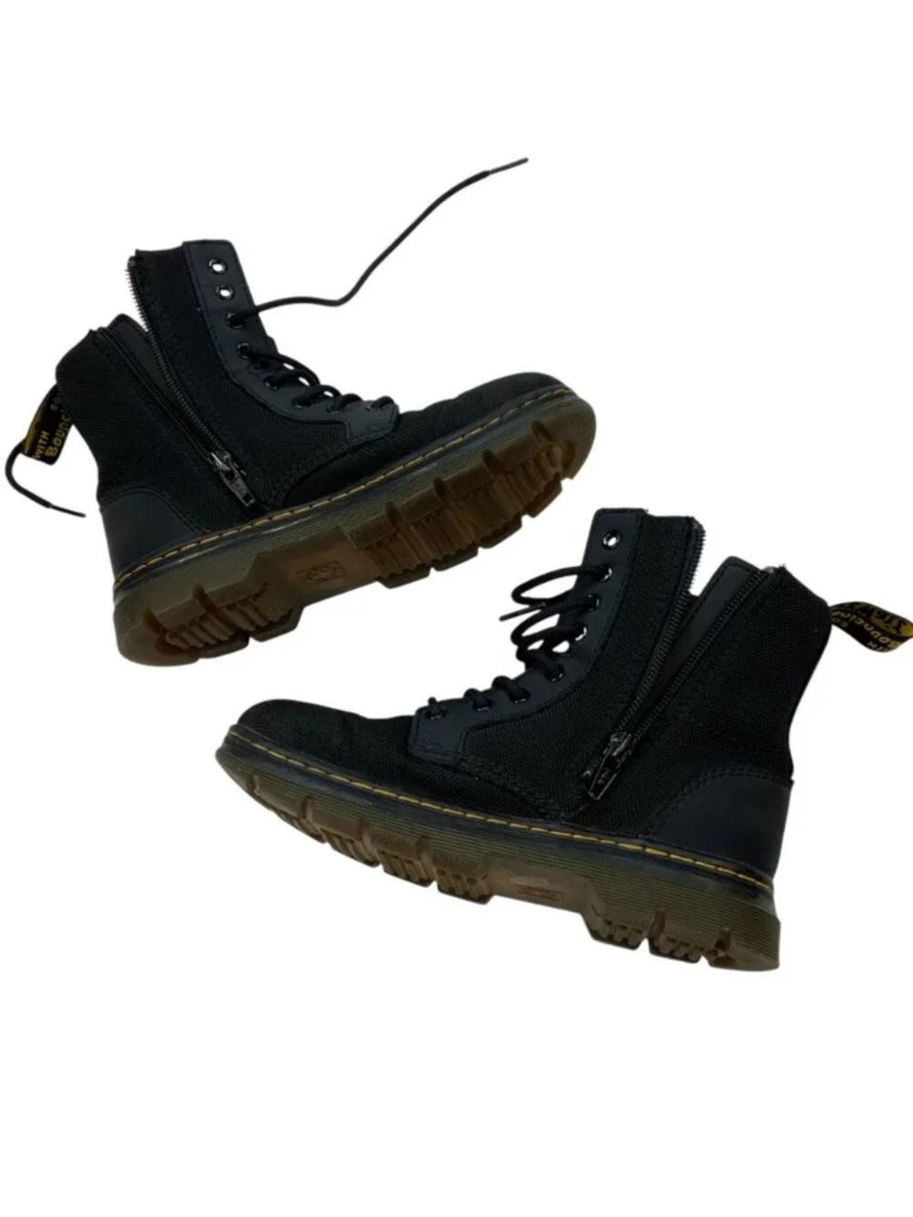 Dr Martens Junior Combs Extra Tough Poly Casual Boots 1 Black